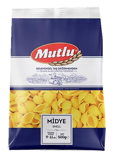 Mutlu Pasta Shell 500g