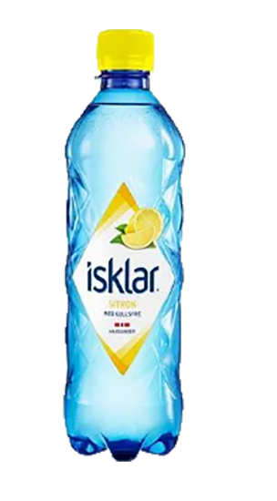 Isklar Sitron Tillsatt Kullsyre 500ml