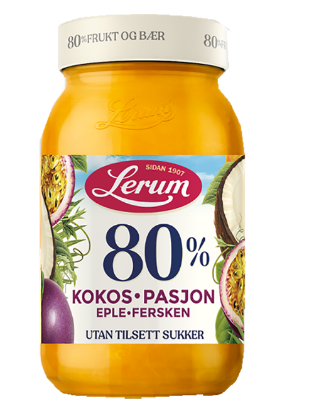 Lerum 80% Kokos-Pasjon 335g