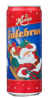 Hansa Rød Julebrus 0,33l