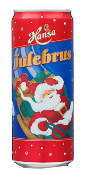 Hansa Rød Julebrus 0,33l