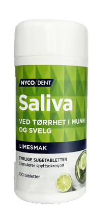 Nycodent Saliva Limesmak 100 tabl.