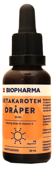 Betakaroten Dråper 30ml