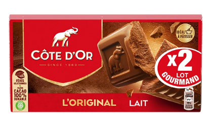 Cote dOr Melkesjokolade 2x200g