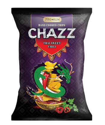 Bon Change Chazz Potato Chips Thai Sweet Chili 90gr