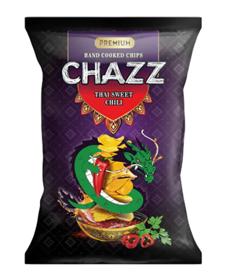 Bon Change Chazz Potato Chips Thai Sweet Chili 90gr