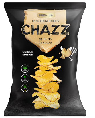 Bon Chance Chazz Potato chips w/cheddar 90g