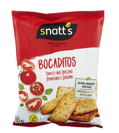 Bocaditos Tomat & Oregno 80g