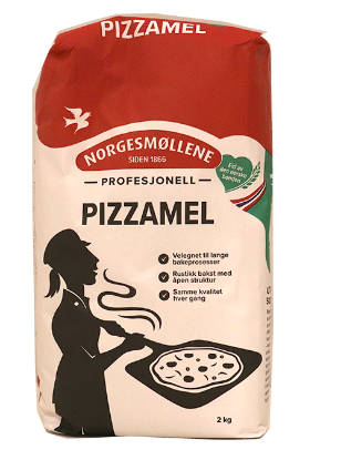 Pizzamel 2kg Norgesmøllene