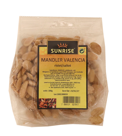 Sunrise Mandler Valencia 180g