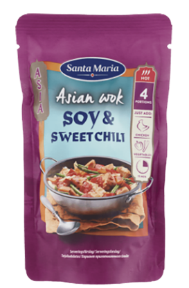 Soy Sweet Chili Hot Wok Saus 150g