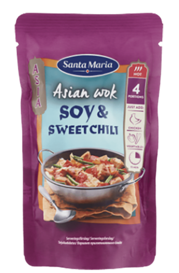 Soy Sweet Chili Hot Wok Saus 150g
