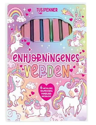 Enhjørningenes Verden Tusjpenner