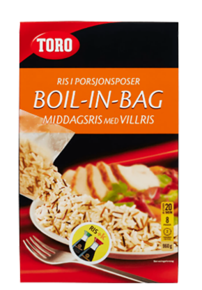 Boil In Bag Middagsris Med Villris 960g