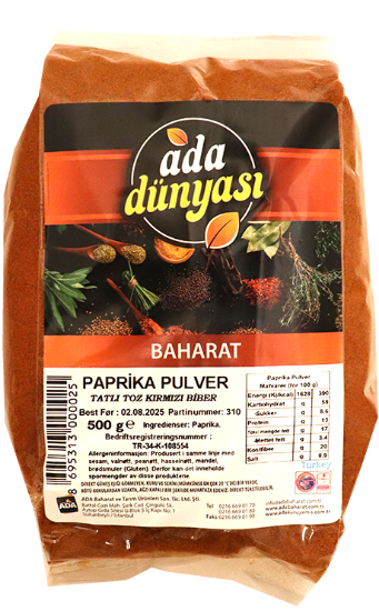 Paprika Pulver Baharat 500g