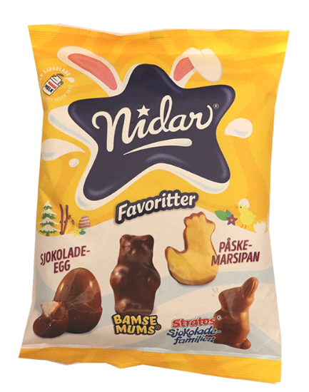 Nidar Favoritter Påske 225g