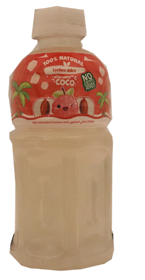 Nata de Coco Lychee Juice 100% 0,32 l Nawon