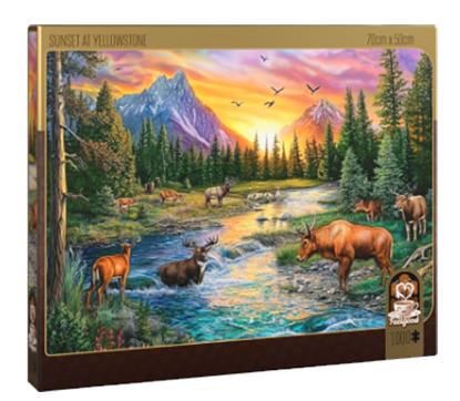 Sunset At Yellowstone