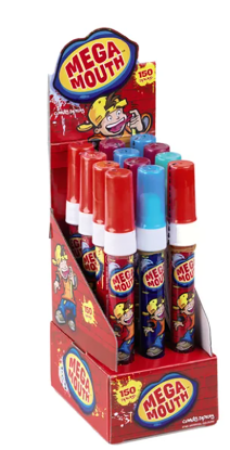 Mega Mouth Candy Spray 19ml Assortert pr Stk