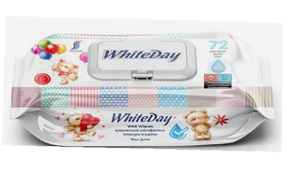 WhiteDay Våtservietter 72stk