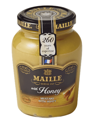 Maille Honey Dijonsennep 230g