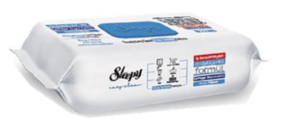 Sleepy Vaskekluter Blå 100stk