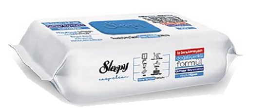 Sleepy Vaskekluter Blå 100stk