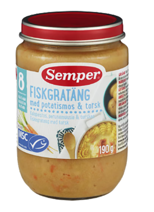 Semper Fiskegrateng 190g Fra 8 Mnd