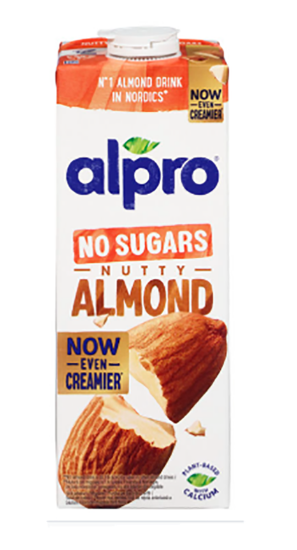 Alpro Mandel Melk Usøtet 1l