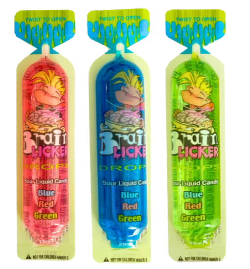Brain Licker Drops 25ml Assortert pr stk