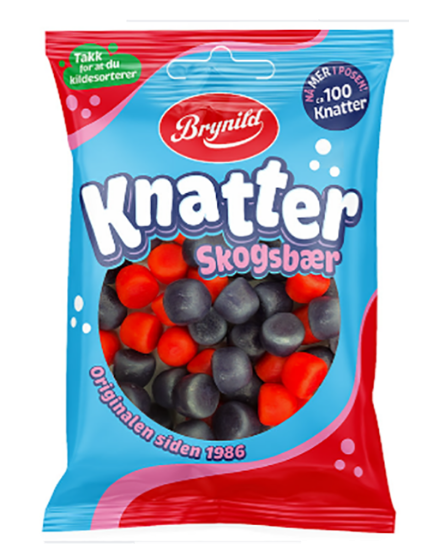 Knatter Skogsbær 100g