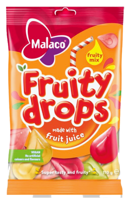Fruity Drops Malaco 110g