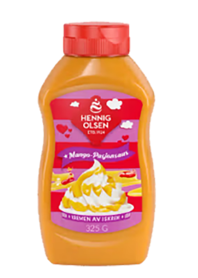 Mango&Pasjonsaus 325g Hennig Olsen
