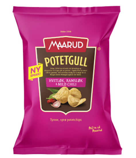 Maarud Hvitløk Ramsløk & Mild Chili 200g