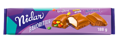 Nidar Favoritter Blå 188g