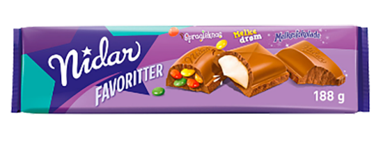 Nidar Favoritter Blå 188g