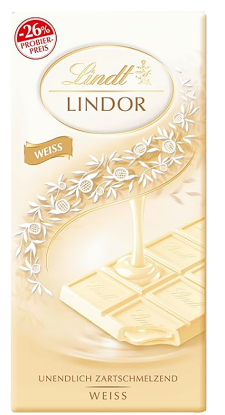 Lindt Hvit Sjokolade 100g