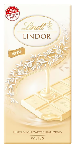 Lindt Hvit Sjokolade 100g