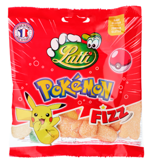 Lutti Pokemon Fizz 100g