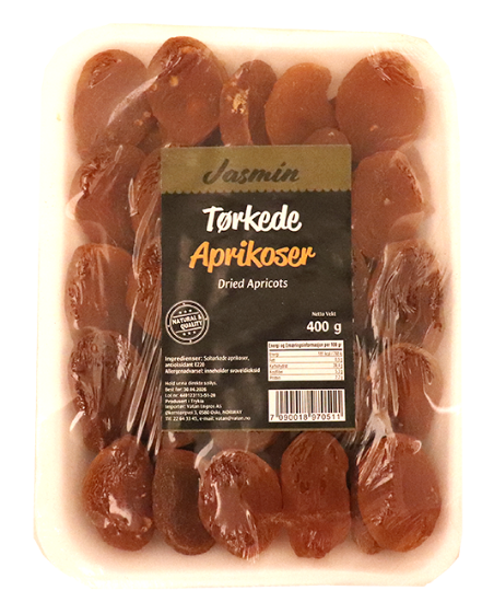 Jasmin Aprikoser Tørkede 400g