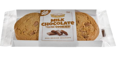 Cookies m/Melkesjokolade 4pk 200g