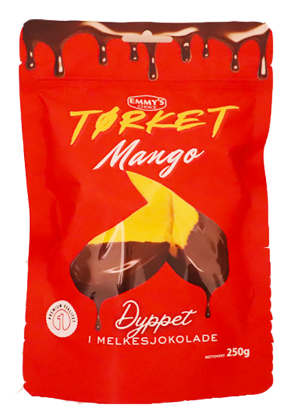 Tørket Mango Melkesjokolade 250g