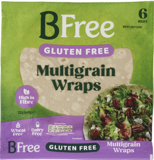 Bfree Wraps Fullkorn Glutenfri 6stk
