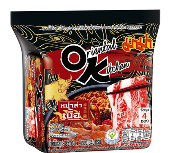 Mama Nudler OK! Mala Beef 4x85g