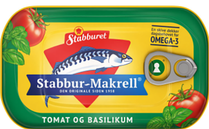 Stabbur-Makrell Tomat & Basillikum