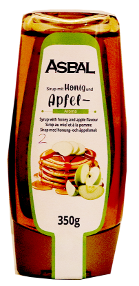 Asbal Honning Sirup m/Eple Tube 350g