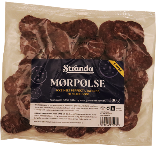 Stranda Mørpølse 300g