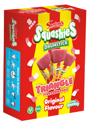 Squashies Drumstick Ice Pop 8x62ml