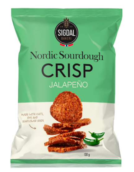 Nordic Sourdough Crisp Jalapeno 130g