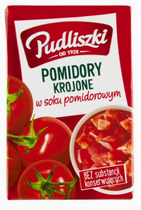 Pudliszki Hakkede Tomater 390g
